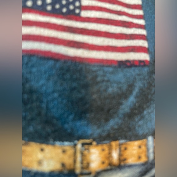 Rare OG Vintage Polo Sit Down Bear Fleece Lined Sweatshirt XL Absolutely Mint - Picture 3 of 7